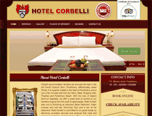 Tablet Screenshot of hotelcorbelli.com